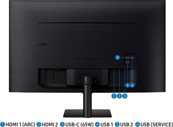 Фото - Монітор Samsung Smart M7 M70D UHD (LS32DM702UIXUA)