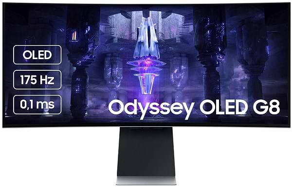 Фото - Монітор ігровий Samsung Odyssey OLED G8 SMART (LS34BG850SIXUA)