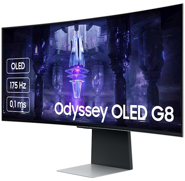 Фото - Монітор ігровий Samsung Odyssey OLED G8 SMART (LS34BG850SIXUA)