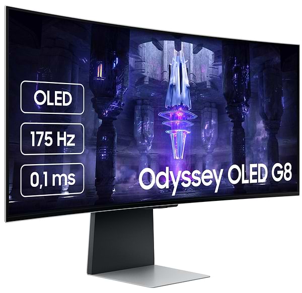 Фото - Монітор ігровий Samsung Odyssey OLED G8 SMART (LS34BG850SIXUA)