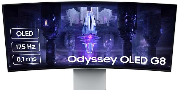 Фото - Монітор ігровий Samsung Odyssey OLED G8 SMART (LS34BG850SIXUA)