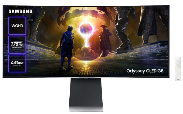 Монітор ігровий Samsung Odyssey OLED G8 SMART (LS34DG852SIXUA/ZXUA)