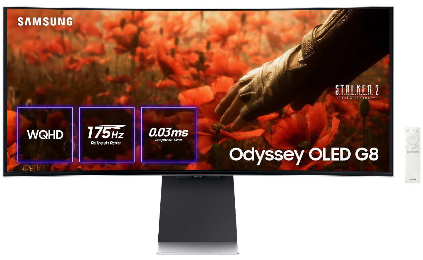 Монитор игровой Samsung Odyssey OLED G8 SMART (LS34DG852SIXUA/ZXUA) - Фото 1