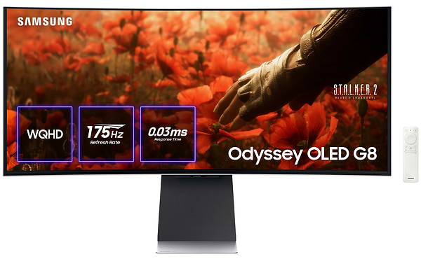Фото - Монитор игровой Samsung Odyssey OLED G8 SMART (LS34DG852SIXUA/ZXUA)