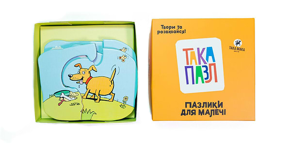 Фото - Настольная игра (до 2 лет) Taka Maka Собачка (6 эл) - найди отличия (170001-UA)