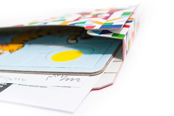 Фото - Пазли (3-4 роки) Taka Maka Котик (28 ел) - геометричний пазл-розмальовка (200001-UA)