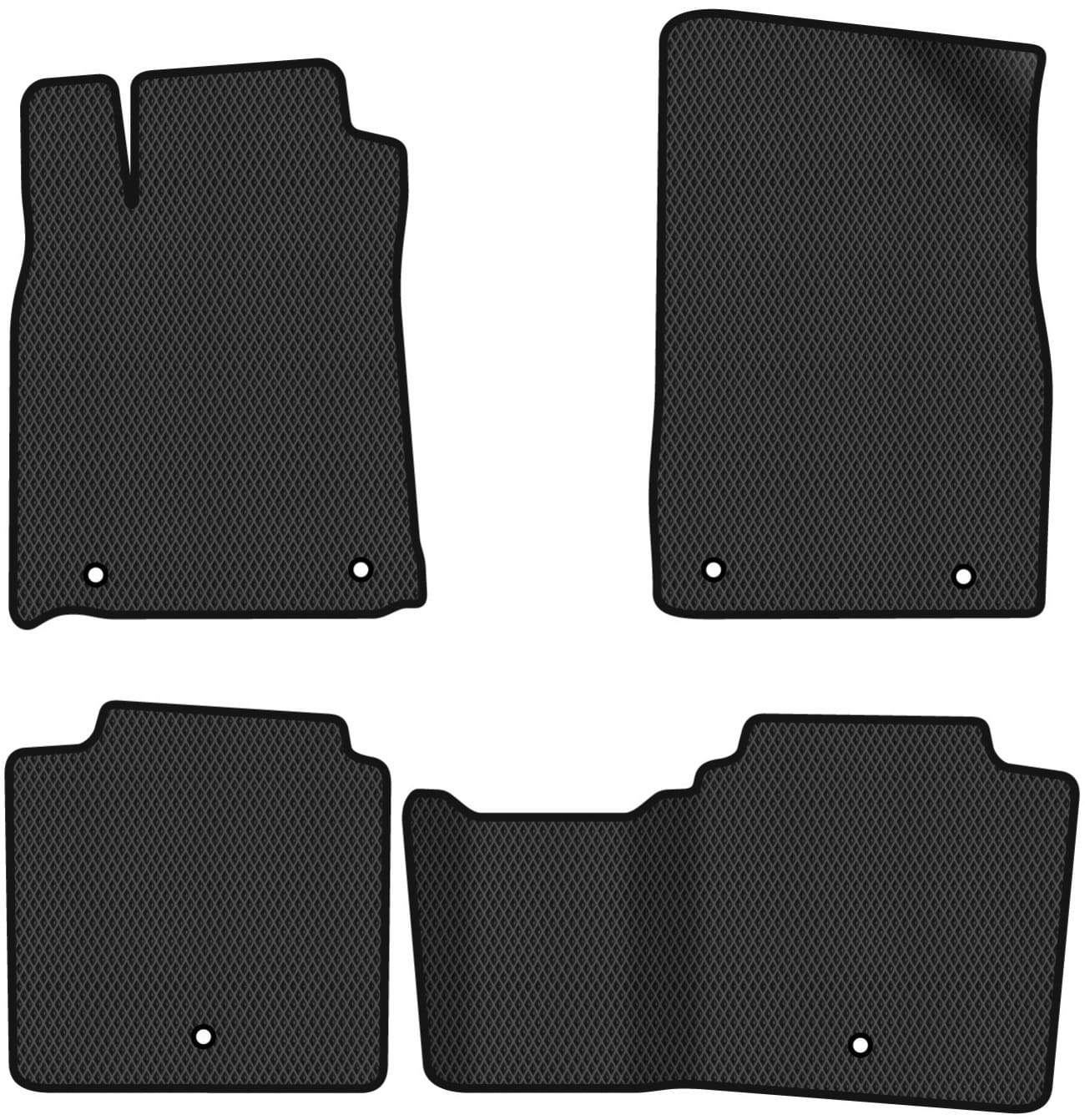 EVA коврики в салон авто EVAtech для ES 300h (GSV50) (6 clips) Lexus 2012-2018 6 поколение Sedan USA LS41718PR4TL6RBB