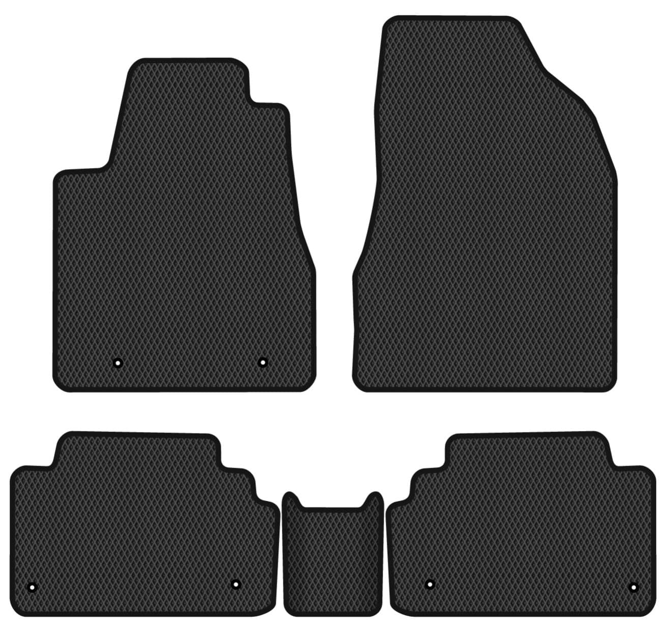 EVA коврики в салон авто EVAtech для RX 400h Lexus 2003-2009 2 поколение SUV EU LS42134CG5RBB