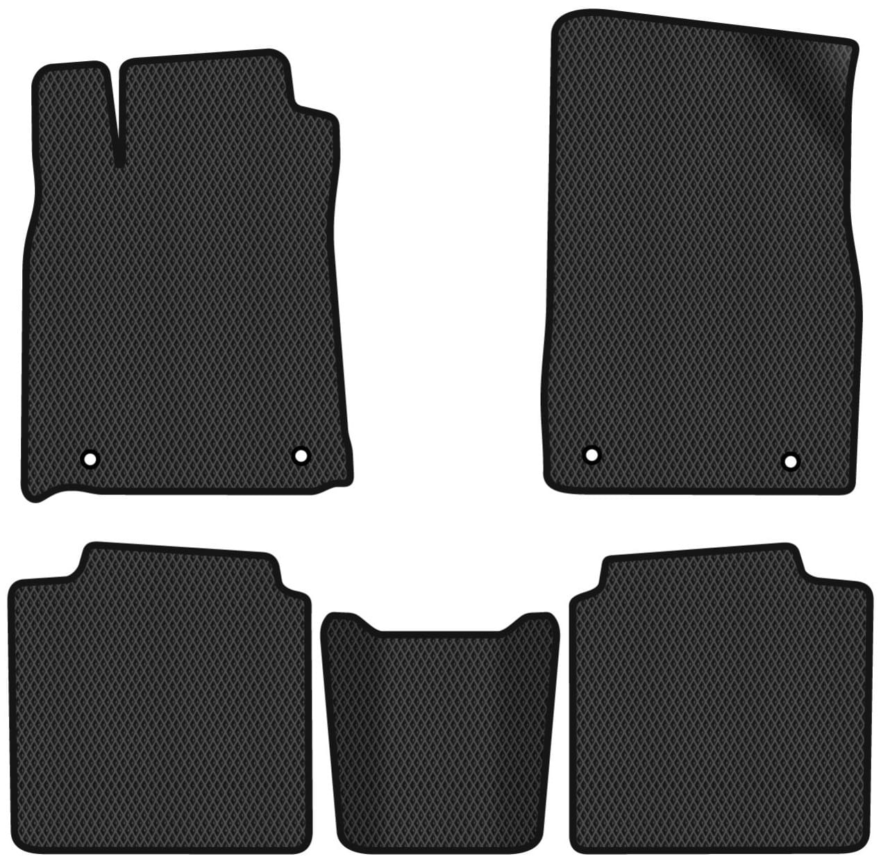 EVA коврики в салон авто EVAtech для ES 300h (GSV50) (4 clips) Lexus 2012-2018 6 поколение Sedan USA LS42908C5TL4RBB