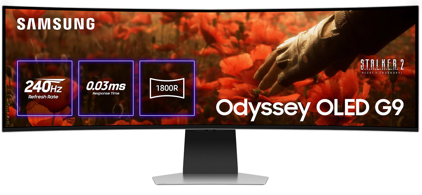 Монитор игровой Samsung Odyssey OLED G9 SMART (LS49CG954SIXUA) - Фото 1