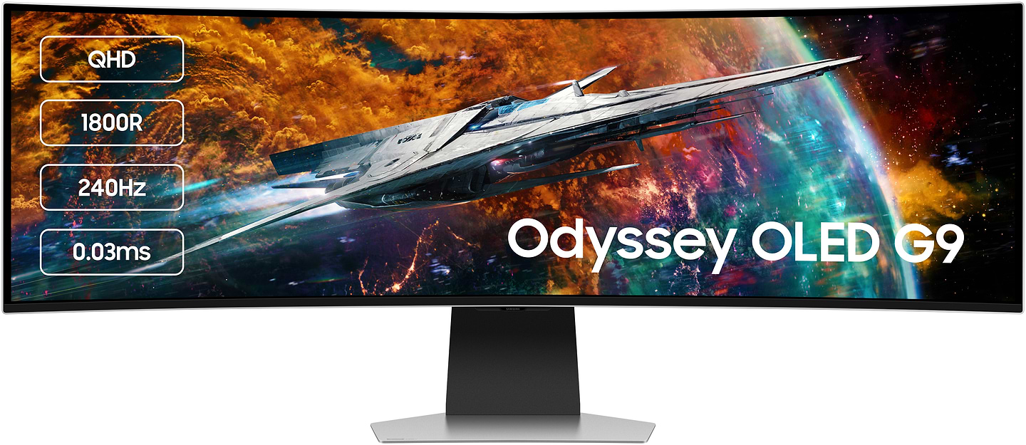 Монітор ігровий Samsung Odyssey OLED G9 SMART (LS49CG954SIXUA) - Фото 1