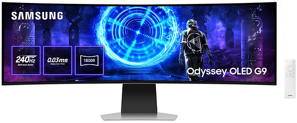 Фото - Монітор ігровий Samsung Odyssey OLED G9 SMART (LS49DG952SIXUA/ZXUA)