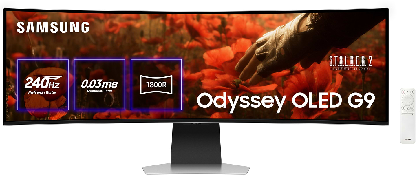 Монитор игровой Samsung Odyssey OLED G9 SMART (LS49DG952SIXUA/ZXUA) - Фото 1