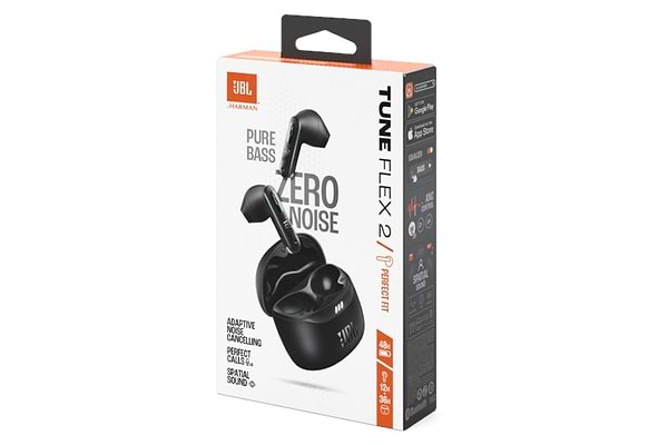 Фото - Наушники вкладыши беспроводные TWS JBL Tune Flex 2 Black (JBLTFLEX2BLK)
