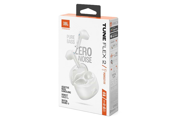Фото - Наушники вкладыши беспроводные TWS JBL Tune Flex 2 White (JBLTFLEX2WHT)