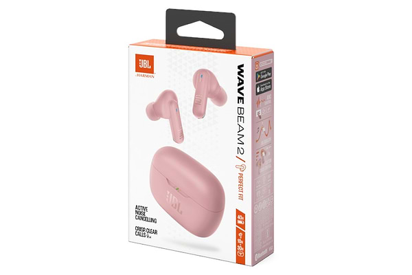 Фото - Навушники-вкладиші бездротові TWS JBL Wave Beam Pink (JBLWBEAM2PIK)