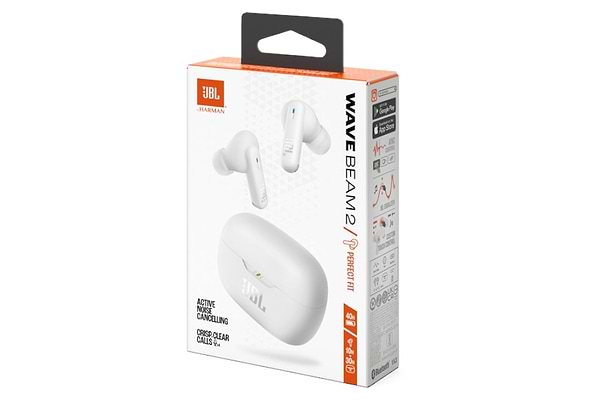 Фото - Навушники вкладиші бездротові TWS JBL Wave Beam 2 White (JBLWBEAM2WHT)