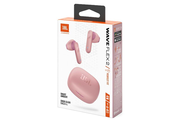 Фото - Наушники вкладыши беспроводные TWS JBL Wave Flex 2 Pink (JBLWFLEX2PIK)