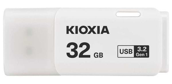 Флеш USB Kioxia Hayabusa U301 White 32GB USB 3.2 (LU301W032GG4) - Фото 1