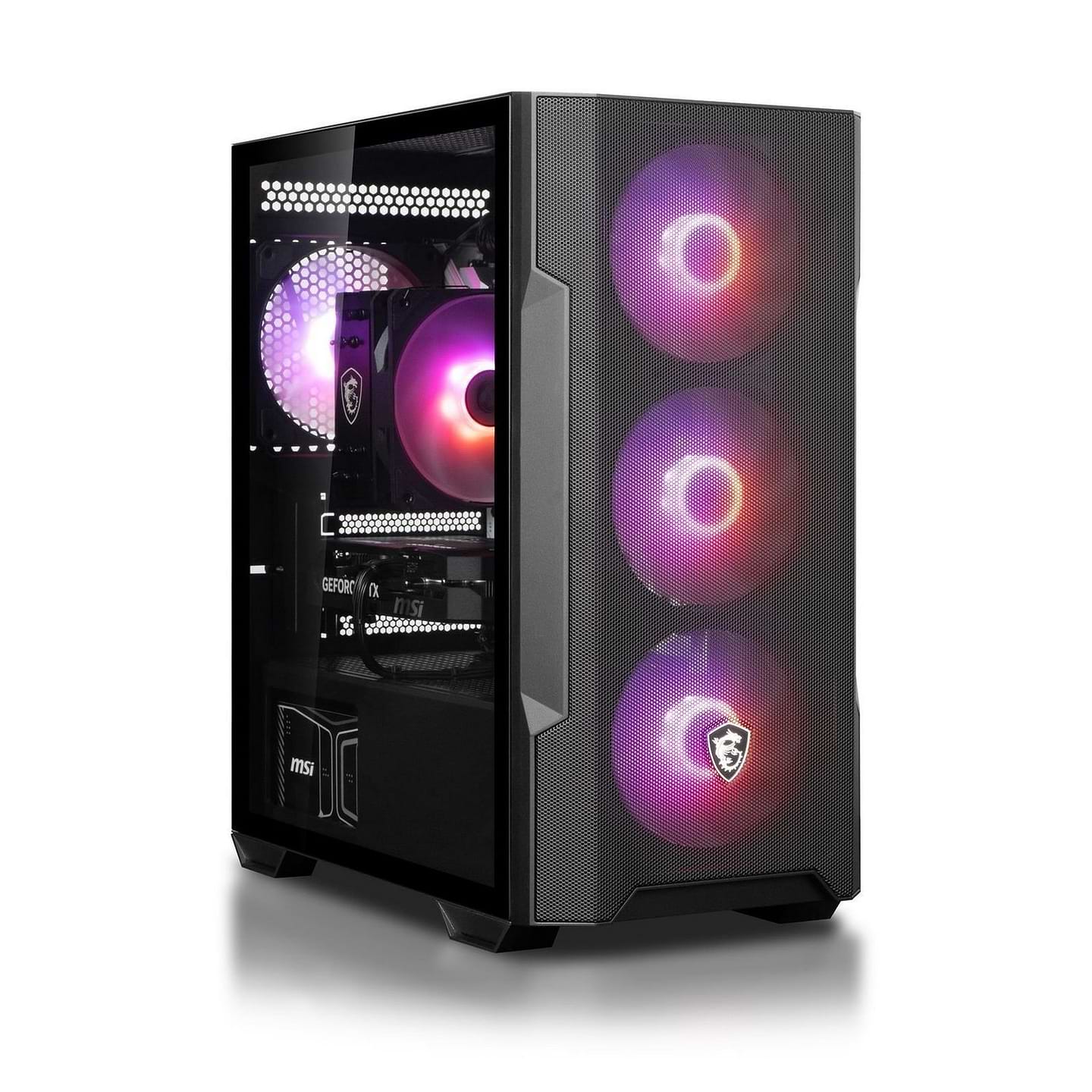 Системный блок Dragon Lucky Gold Powered_by MSI (RTX 5060TI + R5 7500F) Black