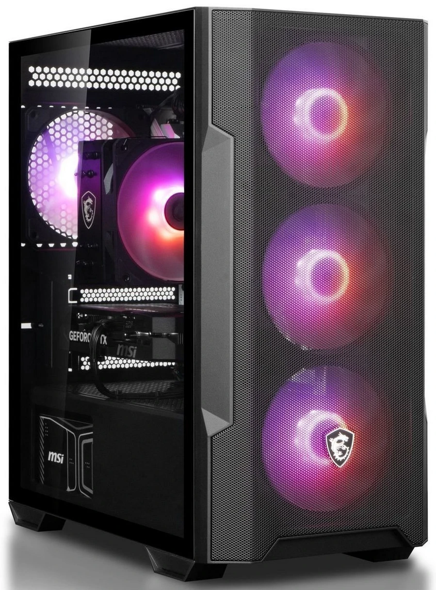 Системный блок Dragon Lucky Platinum Powered_by MSI (RTX 5070 TI + R7 7700) Black