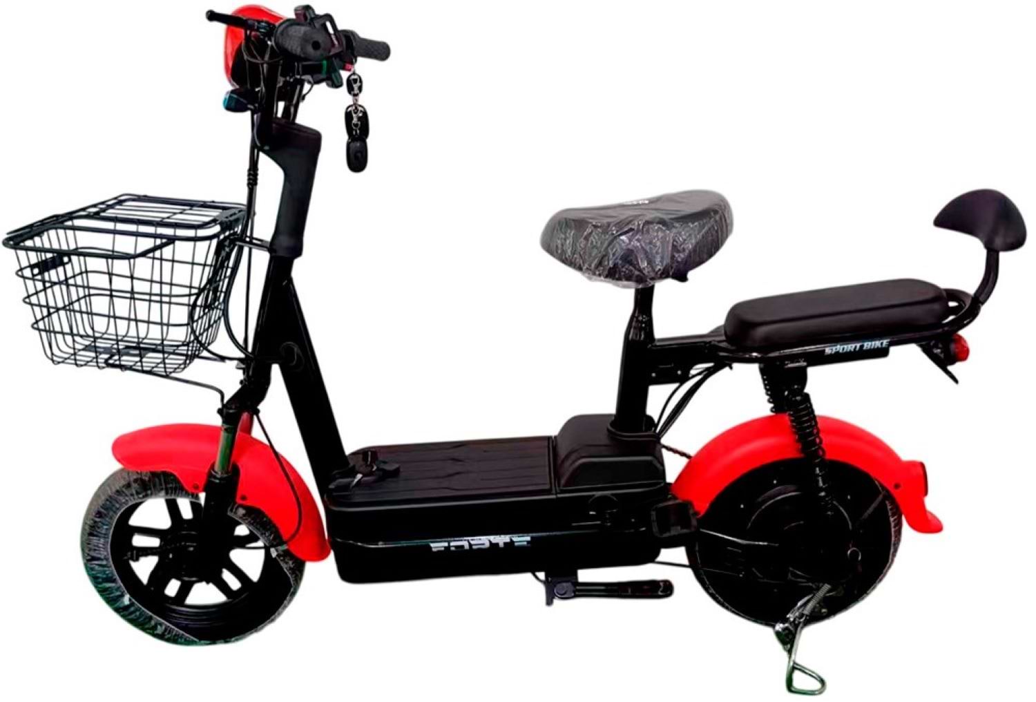 Електроскутер Forte LUCKY-WS350 червоний (+Акумулятор 12V15A/12А 4 шт.)