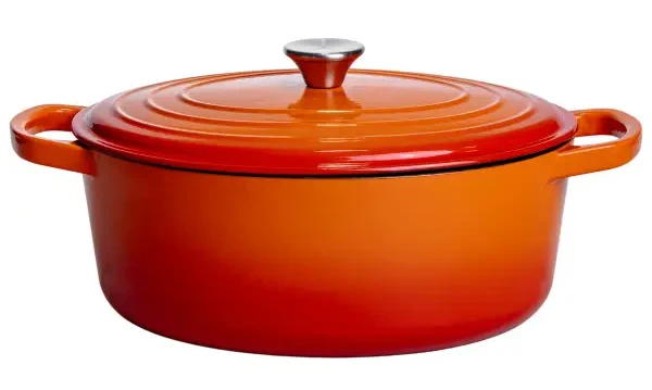 Кастрюля Lugi 6 л (HP-FLG-17 ORANGE)