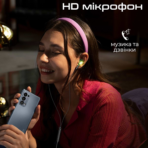 Фото - Навушники вкладиші дротові Promate lumibuds-c.black
