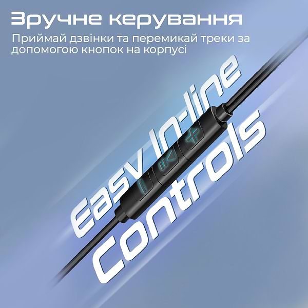 Фото - Навушники вкладиші дротові Promate lumibuds-c.black