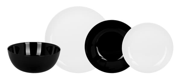Фото - Столовый сервиз Luminarc Diwali Black&White 19 пр. (P4360)
