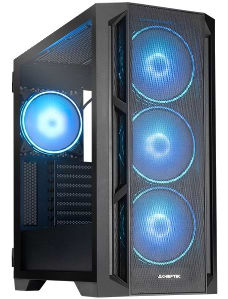 Корпус Chieftec APEX LUMO без БП Black (GA-01B-L-OP)