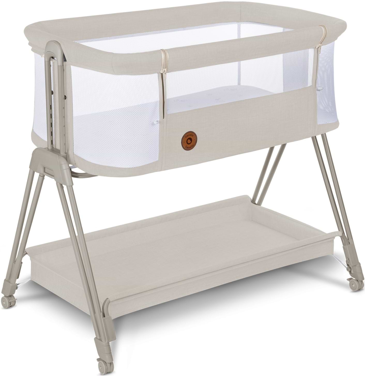 Кроватка детская прямоугольная Lionelo Luna Beige Sand