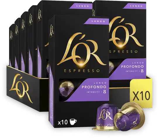 Кава в капсулах L`OR Lungo Profondo №8 (10x52г) 520г - Фото 1