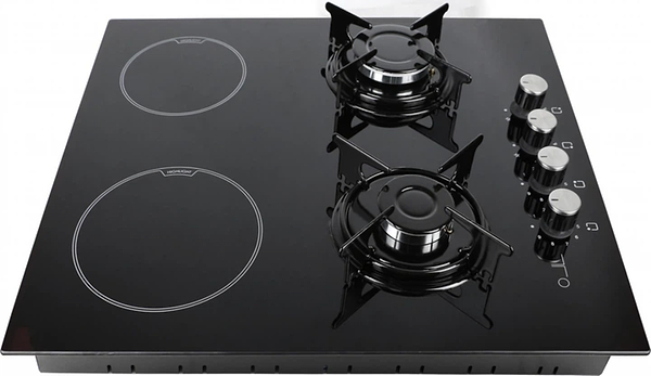 Фото - Варочная панель комбинированная Luxell V6-22PYF BLACK