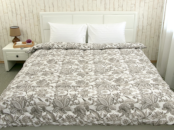 Фото - Одеяло зимнее полуторное Руно 140х205 шерстяная бязь (321.02ШУ_Luxury)