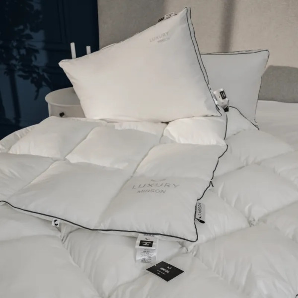 Фото - Одеяло демисезонное двуспальное MirSon №1409 Luxury Exclusive 172x205 см (2200001535312)