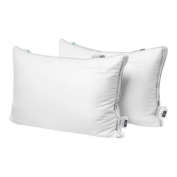 Фото - Подушка стандартна MirSon бамбукова 1238 Luxury Exclusive Bamboo М'яка 60х60 см (2200001518308)