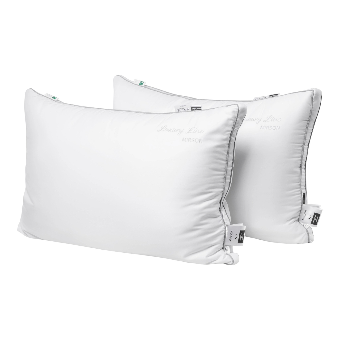 Подушка стандартна MirSon бамбукова 1239 Luxury Exclusive Bamboo Середня 50х70 см (2200001518322)