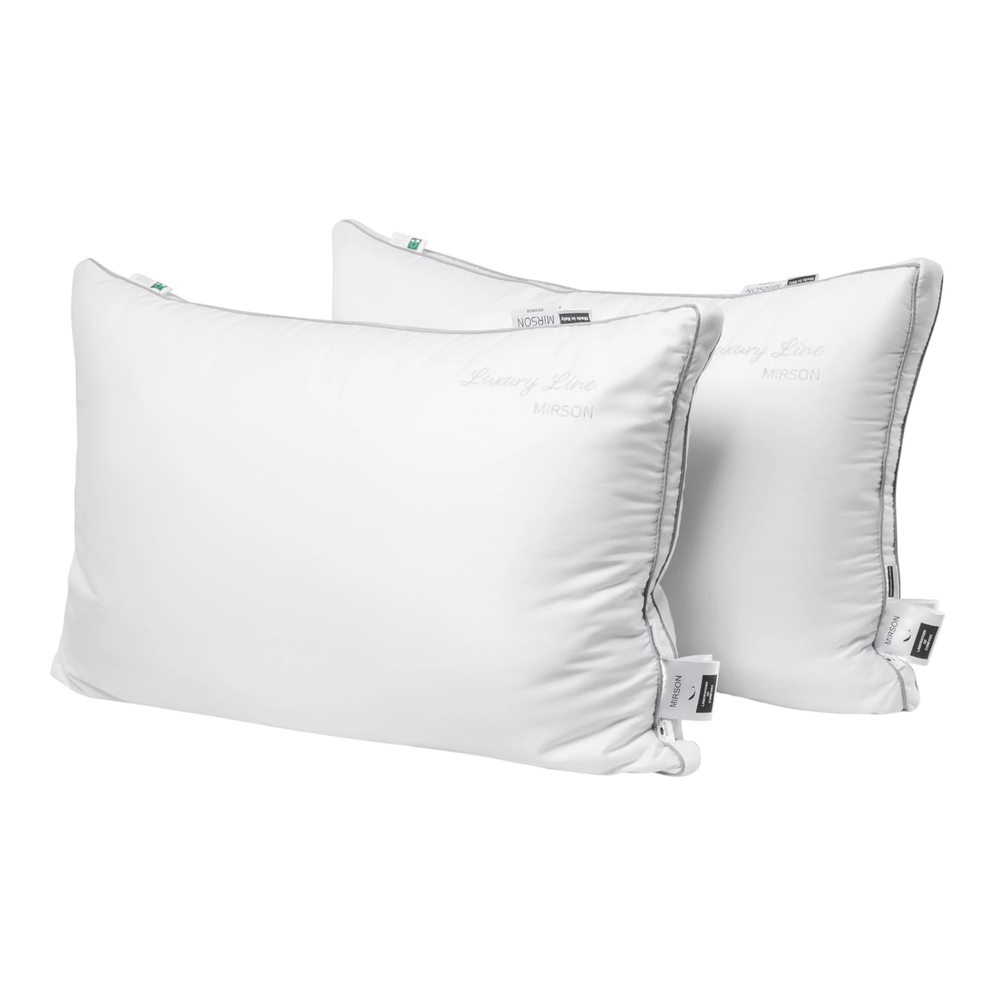 Подушка стандартна MirSon бамбукова 1240 Luxury Exclusive Bamboo Висока 70х70 см (2200001518377)
