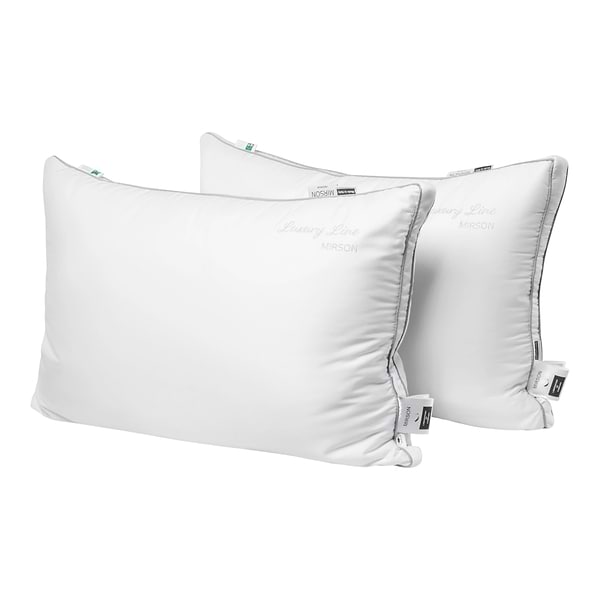 Фото - Подушка стандартна MirSon бамбукова 1238 Luxury Exclusive Bamboo М'яка 40х60 см (2200001518223)