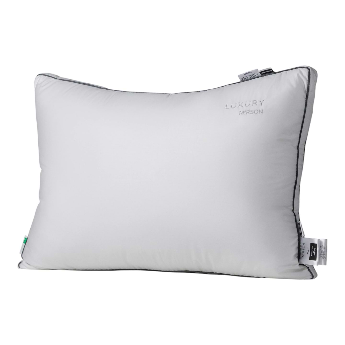 Подушка стандартная MirSon 1280 Luxury Exclusive с эвкалиптом Мягкая 70х70 см (2200001519930)