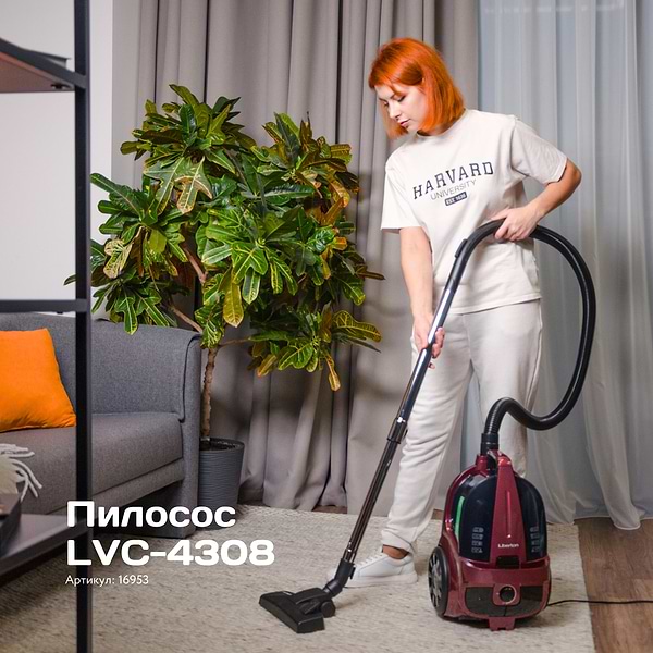 Фото - Пилосос для сухого прибирання без мішка Liberton LVC-4308