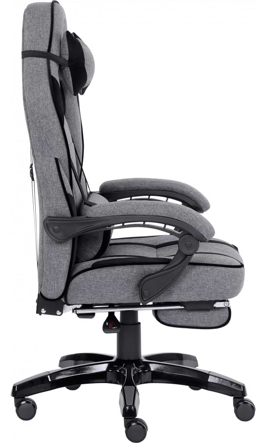 Фото - Кресло для геймеров GT Racer X-2749-1 Fabric Gray/Black Suede