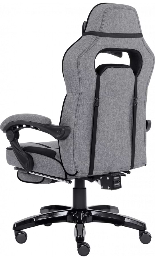 Фото - Кресло для геймеров GT Racer X-2749-1 Fabric Gray/Black Suede