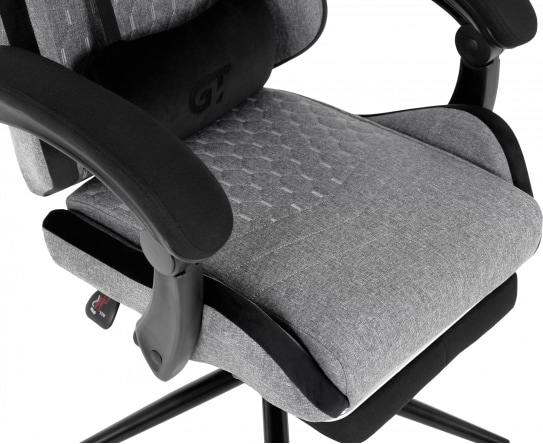 Фото - Кресло для геймеров GT Racer X-2324 Fabric Gray/Black Suede
