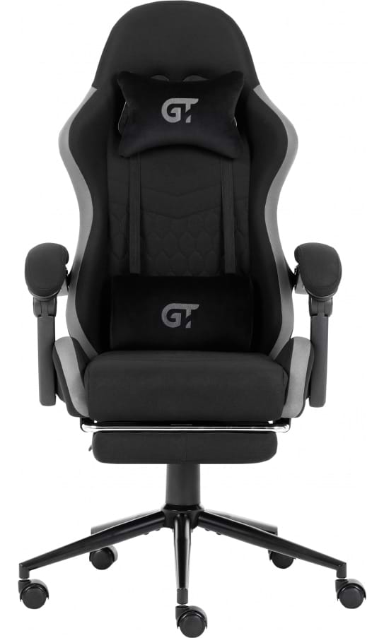 Кресло для геймеров GT Racer X-2324 Fabric Black/Gray - Фото 1