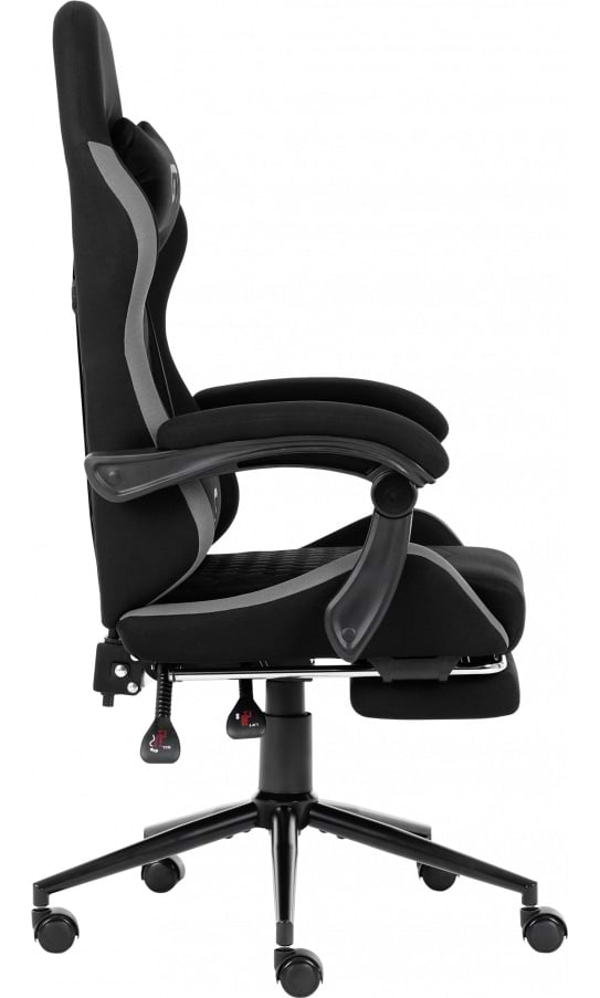 Фото - Крісло для геймерів GT Racer X-2324 Fabric Black/Gray