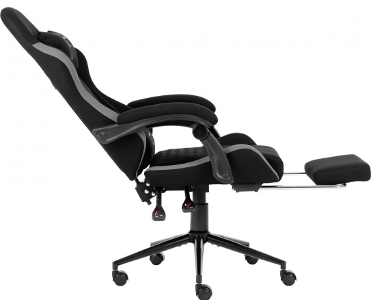 Фото - Крісло для геймерів GT Racer X-2324 Fabric Black/Gray
