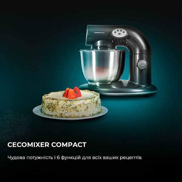 Фото - Уценка - Планетарный миксер Cecotec Cecomixer Compact (CCTC-04019)