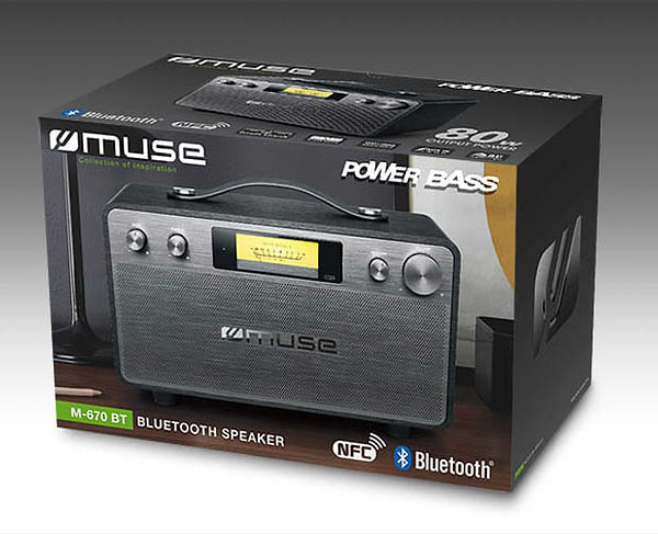 Фото - Мини-система Muse M-670 BT
